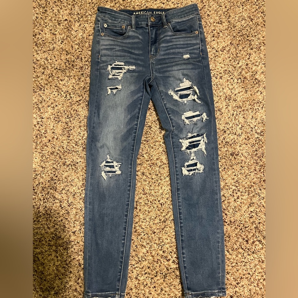 American Eagle Outfitters High Rise Skinny  Jeans